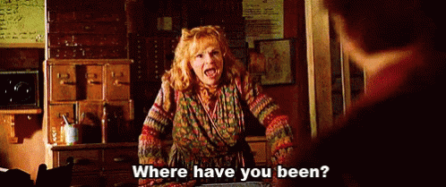 Where GIF - Harry Potter Julie Walters Where Have You Been GIFs
