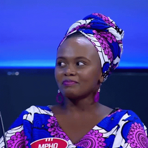 Laughing Mpho GIF - Laughing Mpho Family Feud South Africa GIFs