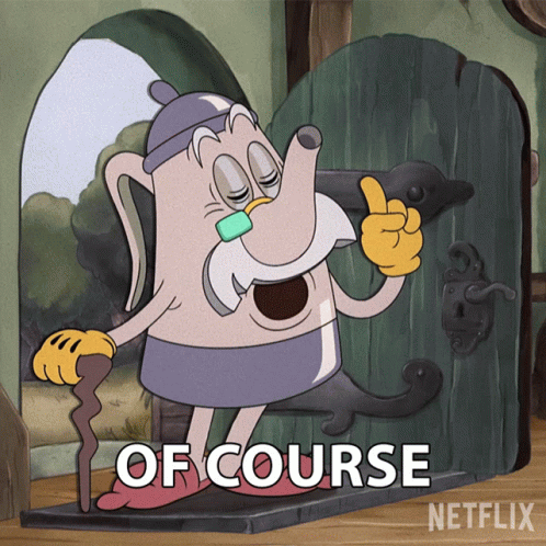 Of Course Elder Kettle GIF - Of Course Elder Kettle The Cuphead Show GIFs