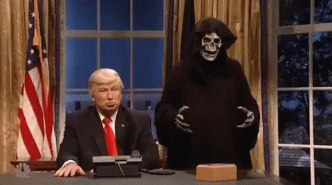 Waiting For Trump GIF - Death Grim Reaper Steve Bannon GIFs