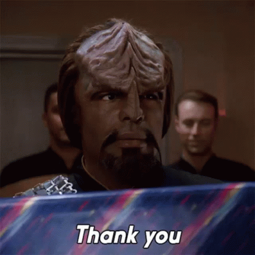 Star Trek Worf GIF - Star Trek Worf Thanks GIFs