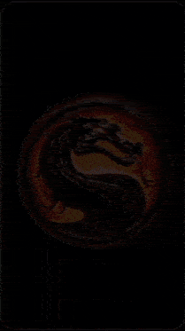 scorpion from mortal kombat is holding a sword in his hand