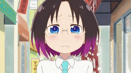 Elma Crying Happy GIF - Elma Crying Happy Kobayashi Maid Dragon GIFs