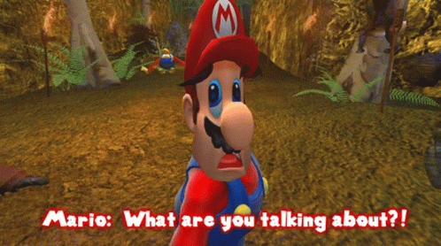 Smg4 Mario GIF - Smg4 Mario What Are You Talking About GIFs