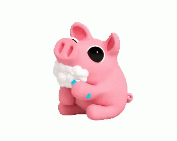 Pig Cute GIF - Pig Cute Brushing GIFs