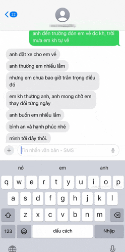 a screenshot of a text conversation between two people