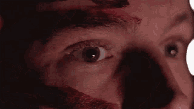 Painting Face With Blood Kontinuum GIF - Painting Face With Blood Kontinuum Season Of Mist GIFs