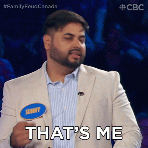 Thats Me Sunny GIF - Thats Me Sunny Family Feud Canada GIFs