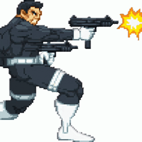 Punisher Shooting GIF - Punisher Shooting Pixel Art GIFs