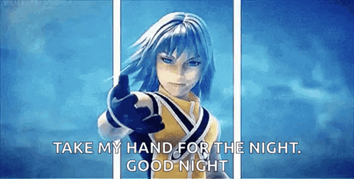 a video game character from kingdom hearts is giving a thumbs up .