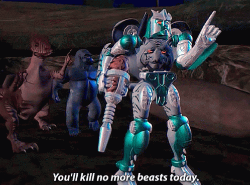 Transformers Tigatron GIF - Transformers Tigatron Youll Kill No More Beasts Today GIFs