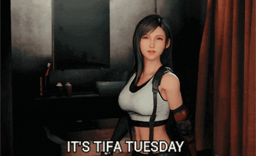 Tifa Lockhart Tuesday GIF - Tifa Lockhart Tuesday Beautiful GIFs