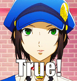 a girl with green eyes is wearing a blue hat with the words true written on it