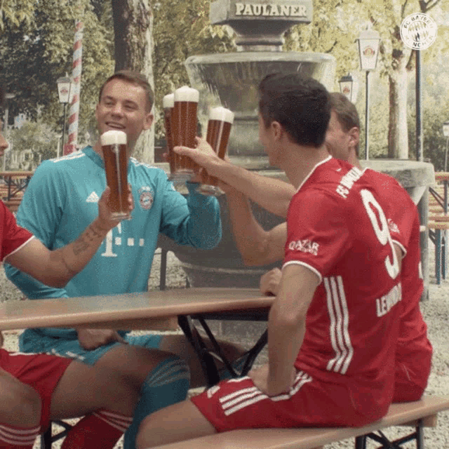 Cheers Lewandowski GIF