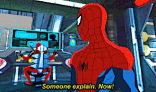 Spider Man Someone Explain Now GIF