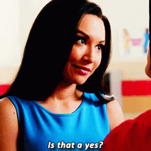 Glee Santana Lopez GIF - Glee Santana Lopez Is That A Yes GIFs