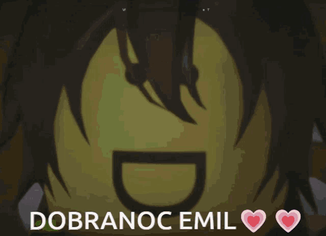a screenshot of a video game with the words " dobranoc emil " at the top