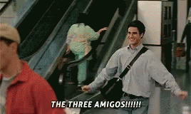 The Three Amigos Darren Criss GIF - The Three Amigos Darren Criss Finn Wittrock GIFs