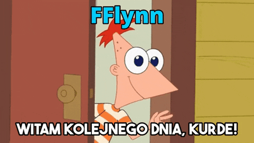 a cartoon of perry the platypus with the name fflynn written above him
