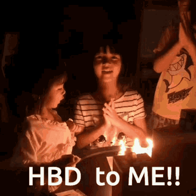 Happy Birthday Hbd To Me GIF - Happy Birthday Hbd To Me Blow Candle GIFs