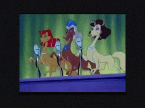 Backup Singers Dogs GIF - Backup Singers Dogs All Dogs Go To Heaven GIFs