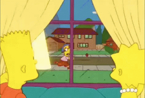Runnning Away The Simpsons GIF - Runnning Away The Simpsons Bart GIFs