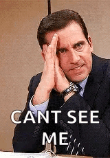 Embarrassing Cant See Me GIF - Embarrassing Cant See Me The Office GIFs