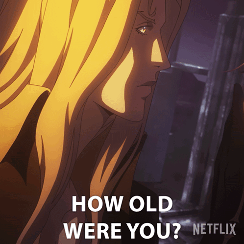 How Old Were You Alucard GIF - How Old Were You Alucard Castlevania GIFs