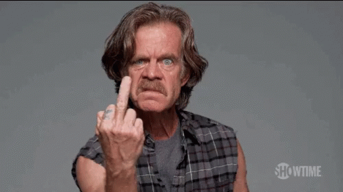 Middle Finger William H Macy GIF - Middle Finger William H Macy Mad GIFs
