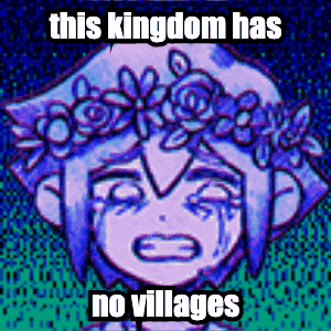 a cartoon of a girl with a flower crown on her head crying .