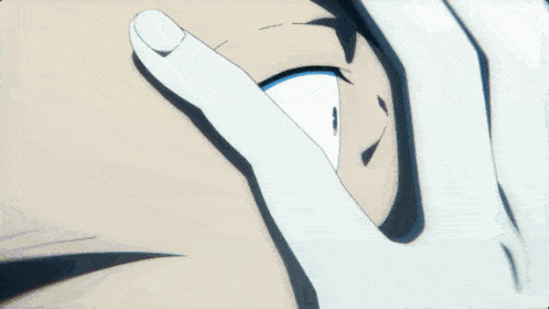 a blue background with the words otaku balls on the bottom right