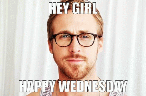 Ryan Gosling Happy Wednesday GIF - Ryan Gosling Happy Wednesday Alexpwf GIFs