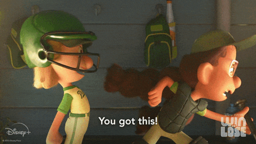 a disney plus advertisement for a movie called win or lose