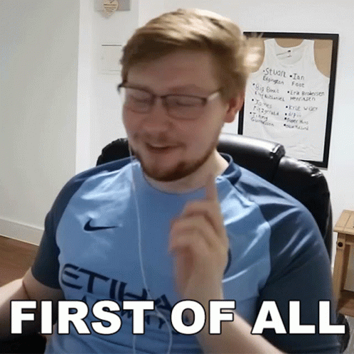 First Of All Ollie Dixon GIF - First Of All Ollie Dixon First And Foremost GIFs