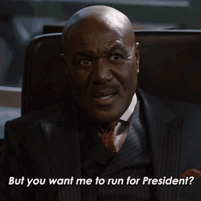 But You Want Me To Run For President Adrian Boseman GIF - But You Want Me To Run For President Adrian Boseman The Good Fight GIFs