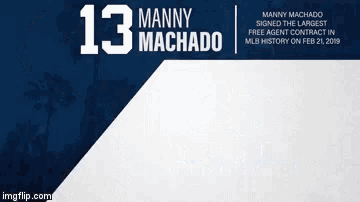 manny machado signed the largest free agent contract in mlb history on feb 21, 2019