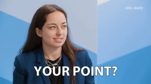 Your Point Whats Your Point GIF