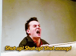 Shut Up Chandler GIF - Shut Up Chandler Friends GIFs