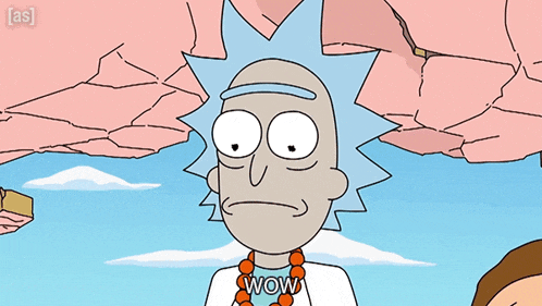 a cartoon character with the word wow on his chest