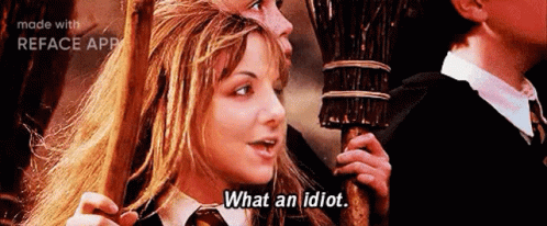 Idiot Hermione GIF - Idiot Hermione GIFs