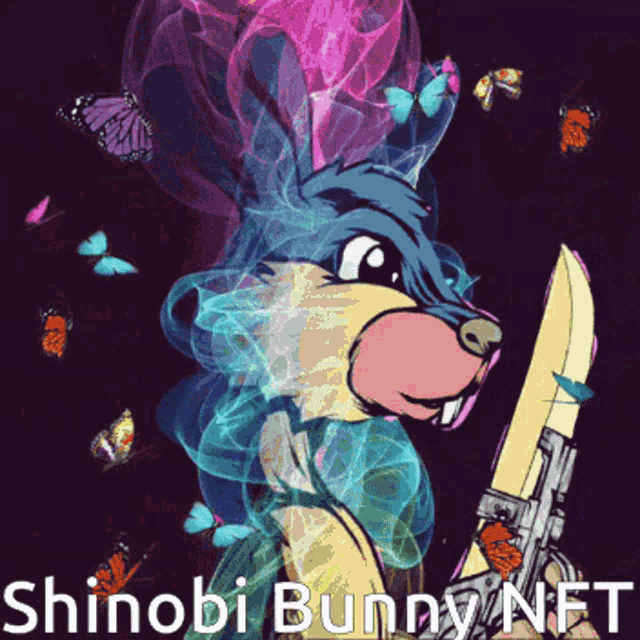 Shinobi Bunny Nft Wagmi GIF - Shinobi Bunny Nft Wagmi Wagmi Nft GIFs