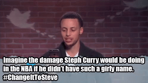Mean Tweets Nba GIF - Stephen Curry Change To Steve Mean Tweets GIFs
