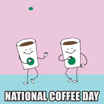 National Coffee Day GIF - National Coffee Day Happy Dance GIFs