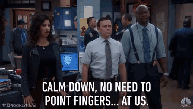 Calm Down No Need To Point Fingers GIF - Calm Down No Need To Point Fingers Take It Easy GIFs