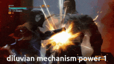 Deepwoken Diluvian Mechanism GIF - Deepwoken Diluvian Mechanism Metal Gear Rising GIFs