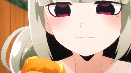 a close up of a girl 's face with the letter o on it