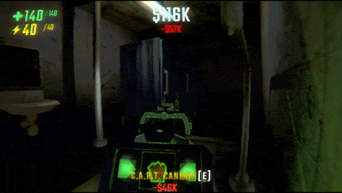 a screenshot of a video game that says ' $ 16k - $ 57k ' on it