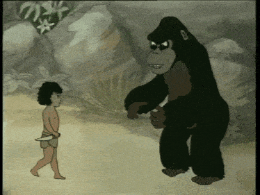 a gorilla with the number 9 on its face