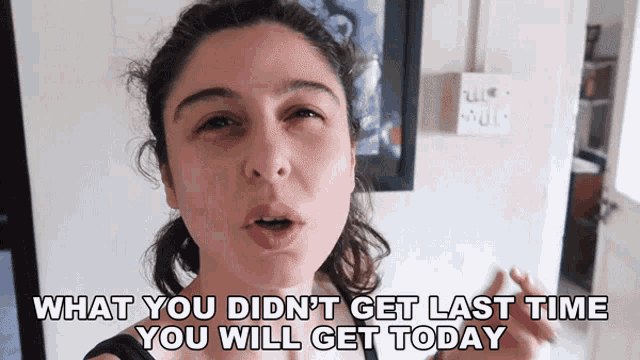 What You Didnt Get Last Time You Will Get Today Scherezade Shroff GIF - What You Didnt Get Last Time You Will Get Today Scherezade Shroff Today You Can Get Whatever You Want GIFs