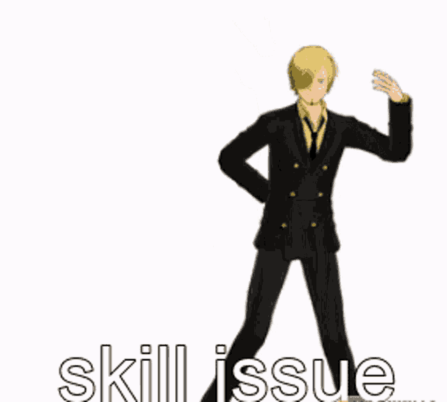Sanji One Piece GIF - Sanji One Piece Skill Issue GIFs
